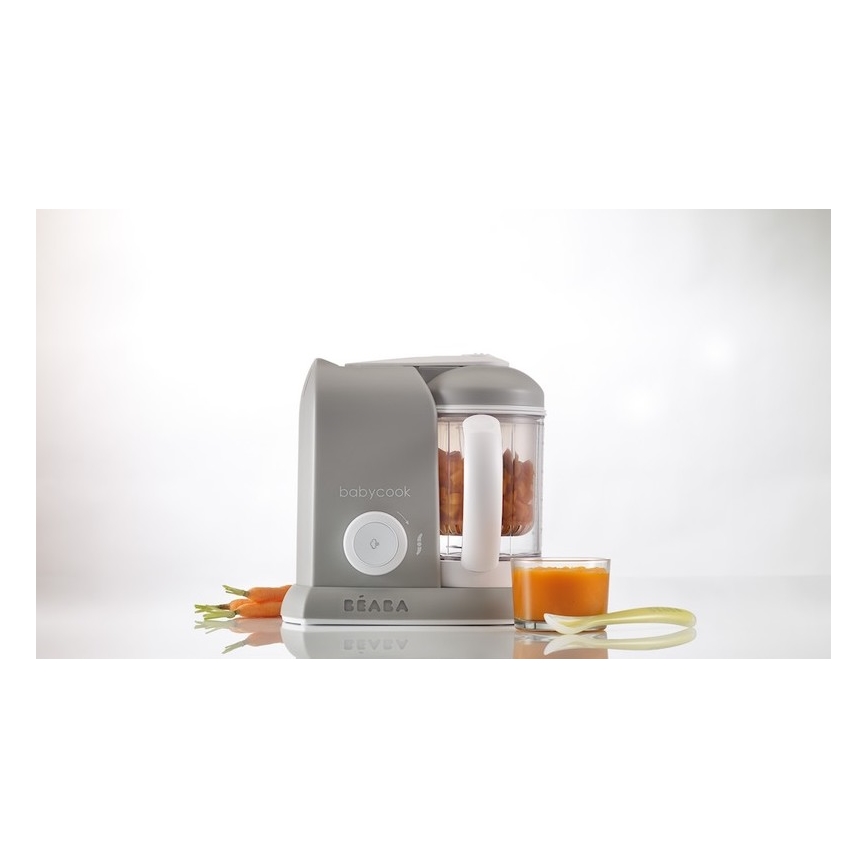 Beaba - Gőzfőző turmixgéppel BABYCOOK szürke