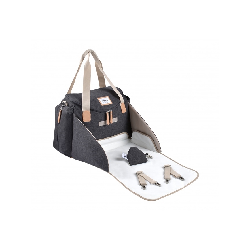 Beaba - Pelenkázótáska babakocsihoz SYDNEY szürke/bézs