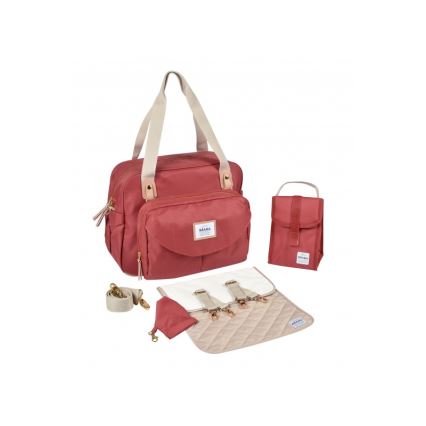 Beaba - Pelenkázótáska GENEVA piros