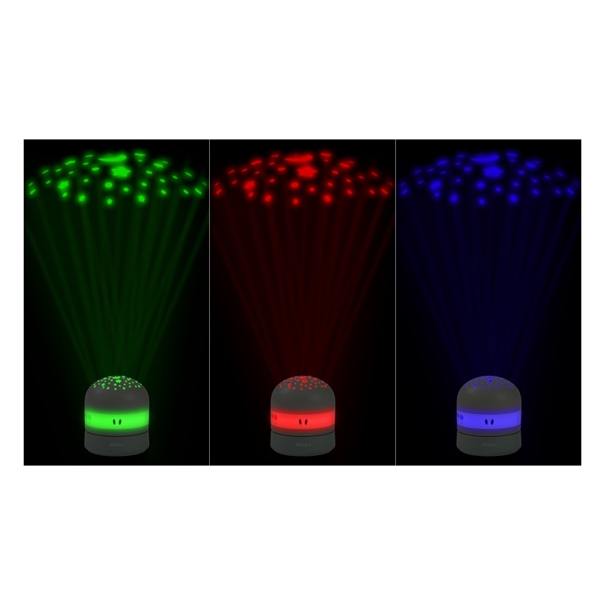Beaba - PIXIE dallamos projektor USB/5V 1300 mAh, zöld