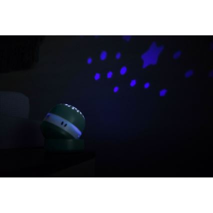 Beaba - PIXIE dallamos projektor USB/5V 1300 mAh, zöld