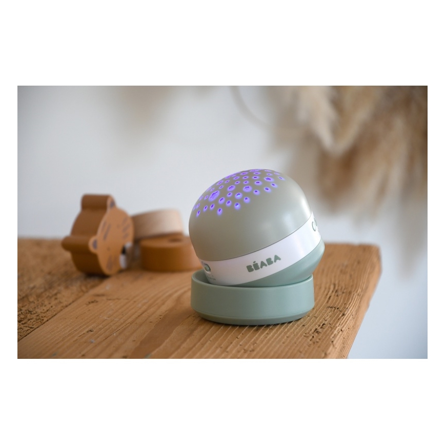 Beaba - PIXIE dallamos projektor USB/5V 1300 mAh, zöld