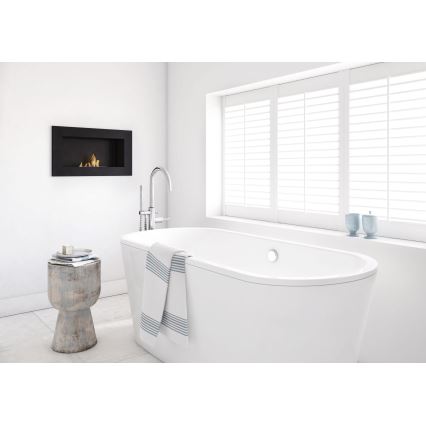 Kratki - Beépíthető BIO kandalló 37,4x64,8 cm 1kW fekete