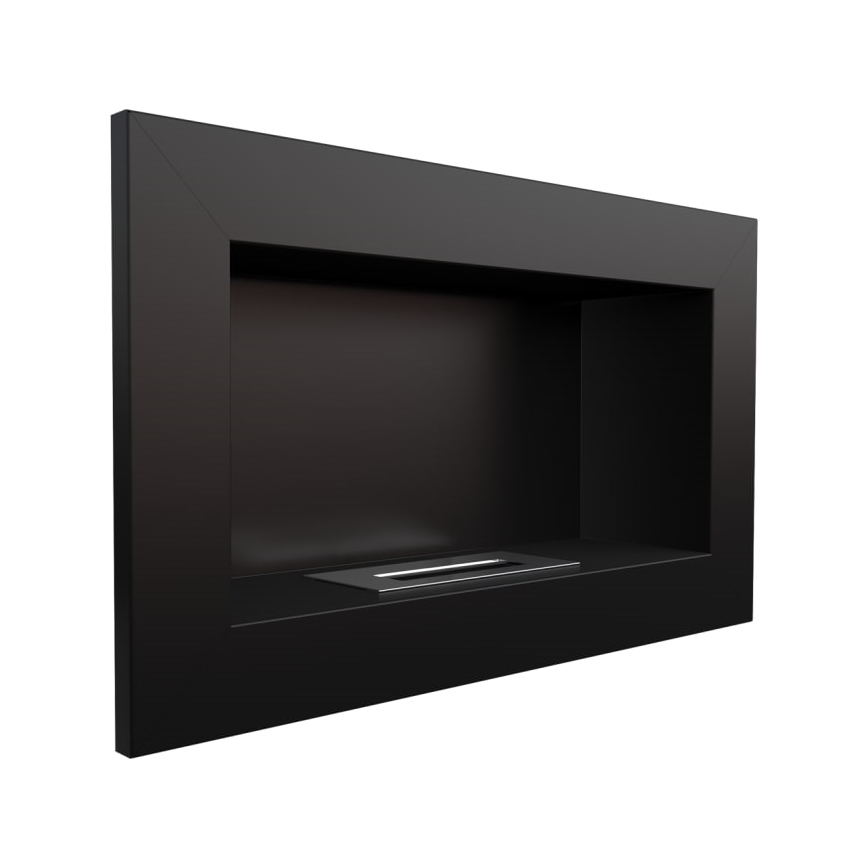 Kratki - Beépíthető BIO kandalló 37,4x64,8 cm 1kW fekete