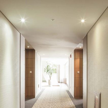 Beépíthető lámpa GU10, 9 cm átmérő, fekete