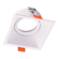 Beépíthető lámpa EYE 1xGU10/25W/230V négyzetes fehér