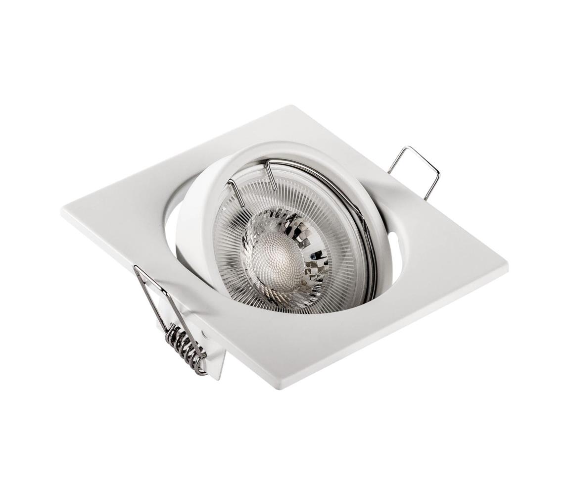 Beépíthető lámpatest 1xGU10/MR16/10W/230V 9x9 cm fehér 5903271845972