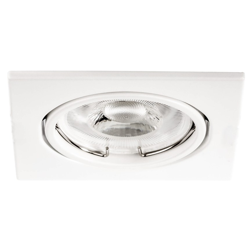 Beépíthető lámpatest 1xGU10/MR16/10W/230V 9x9 cm fehér