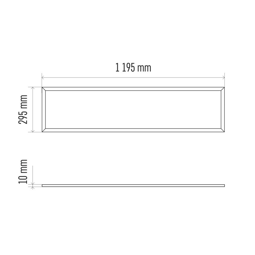Beépíthető LED panel PROFI LED/40W/230V