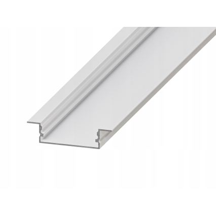 Beépíthető profil LED-szalagokhoz, 1 m, fehér