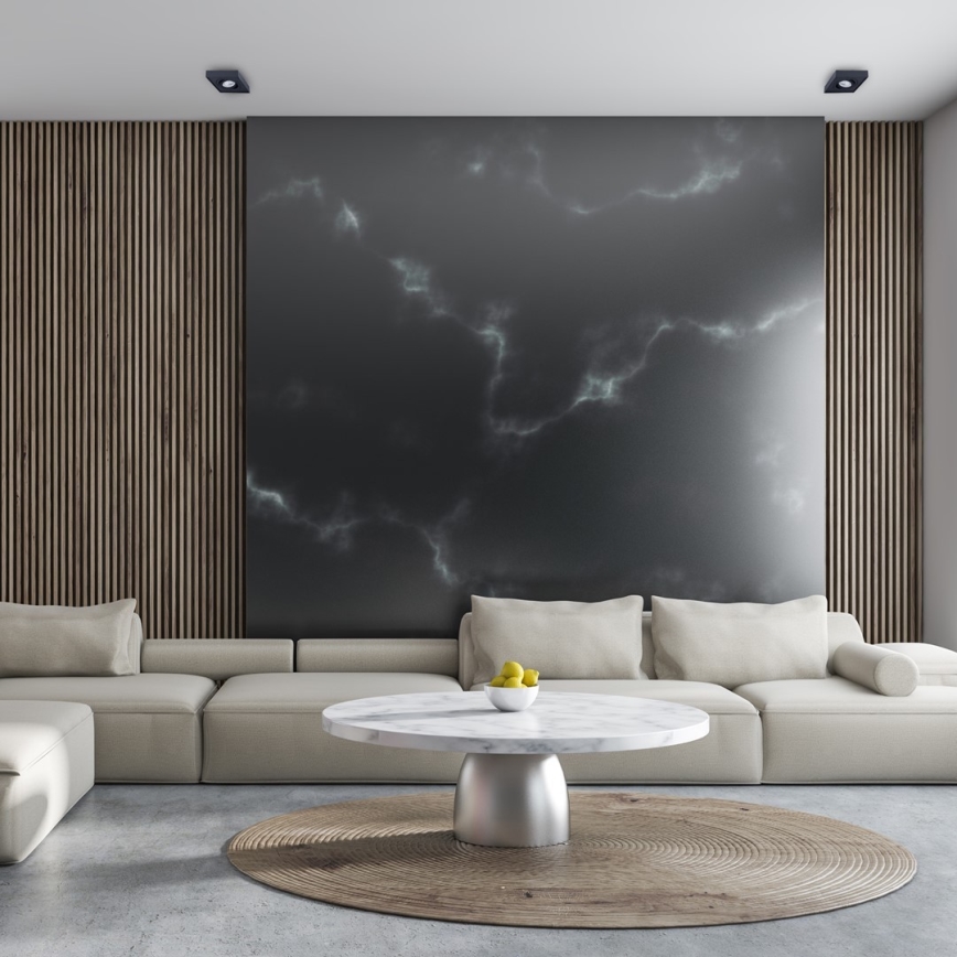 Beépíthető spotlámpa NUSA 1xGU5,3/MR16/50W/12V szögletes fekete