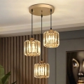 BELLA kábeles függőlámpa 3xE27/40W/230V, arany