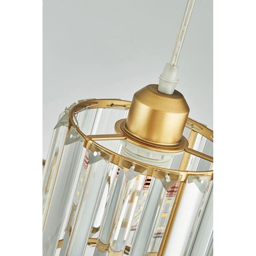 BELLA kábeles függőlámpa 3xE27/40W/230V, arany