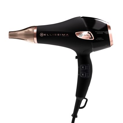 Bellissima 11665 - MY PRO hajszárító 2300W/230V fekete/rózsaarany