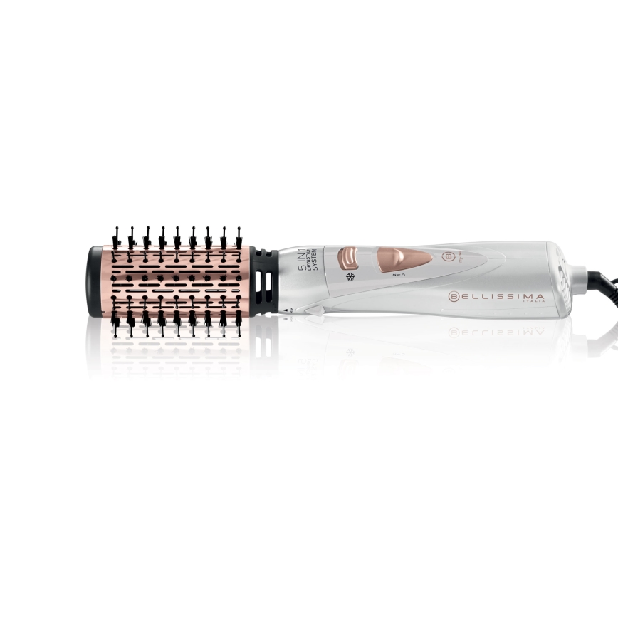 Bellissima 11726 - Forrólevegős hajkefe 5 az 1-ben MY PRO 1000W/230V fehér/rózsaarany