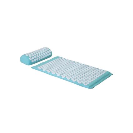 Beper - Akupresszúrás szőnyeg és párna mentaszínű