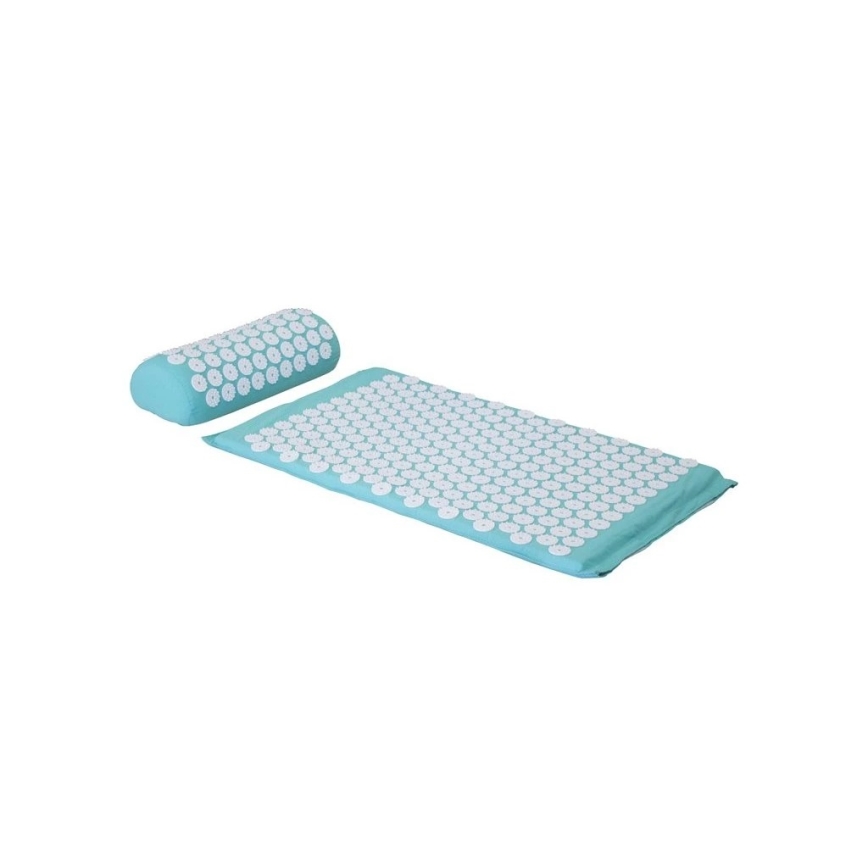 Beper - Akupresszúrás szőnyeg és párna mentaszínű