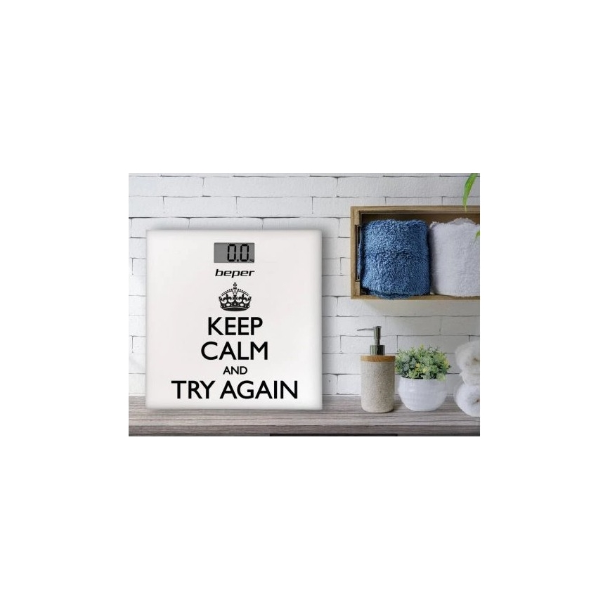 Beper - Digitális személymérleg LCD-kijelzővel 1xCR2032