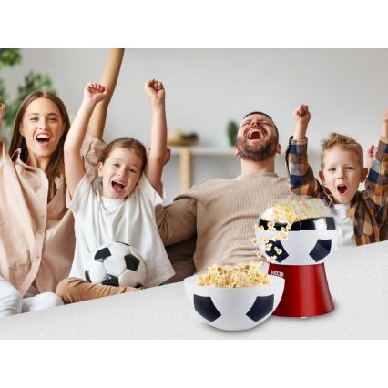 Beper - Popcornkészítő 1200W/230V focimintás/piros