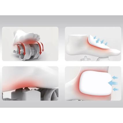 Beper - SHIATSU lábmasszírozó 36W/230V + távirányító