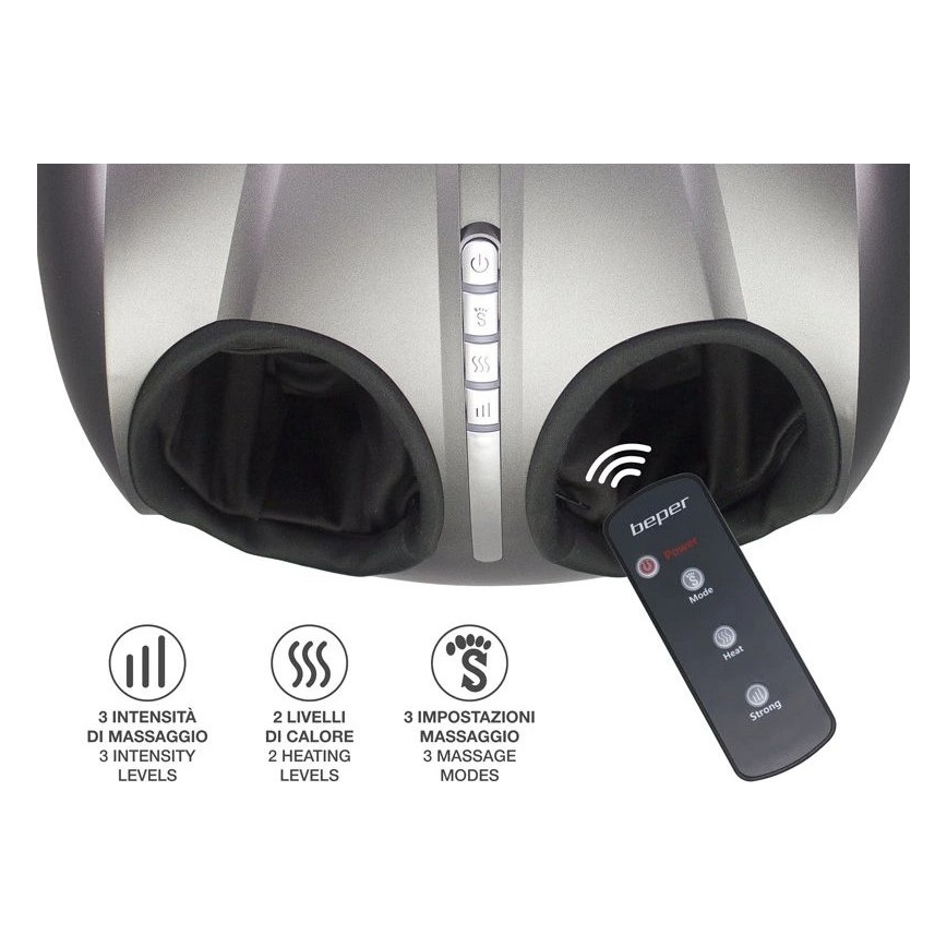 Beper - SHIATSU lábmasszírozó 36W/230V + távirányító