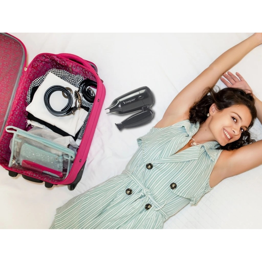 Beper - Utazó hajszárító 1200W/230V