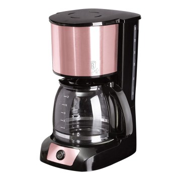 BerlingerHaus - Csepegtetős kávéfőző 1,5 l-es, hőmegőrző funkcióval, 800W/230V, rose gold