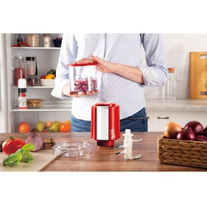 BerlingerHaus - Ételaprító 300W/230V piros