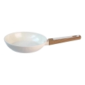 BIANCO 28 cm-es serpenyő, krémszínű/barna