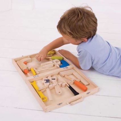 Bigjigs Toys - Fa tok szerszámokkal