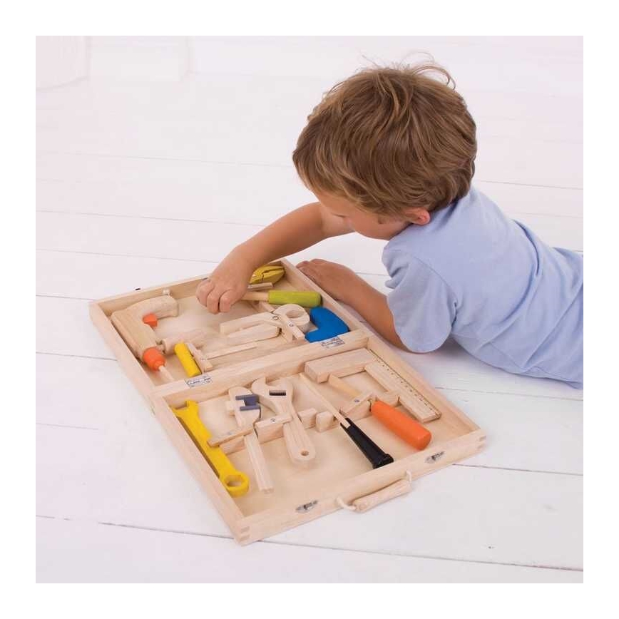 Bigjigs Toys - Fa tok szerszámokkal