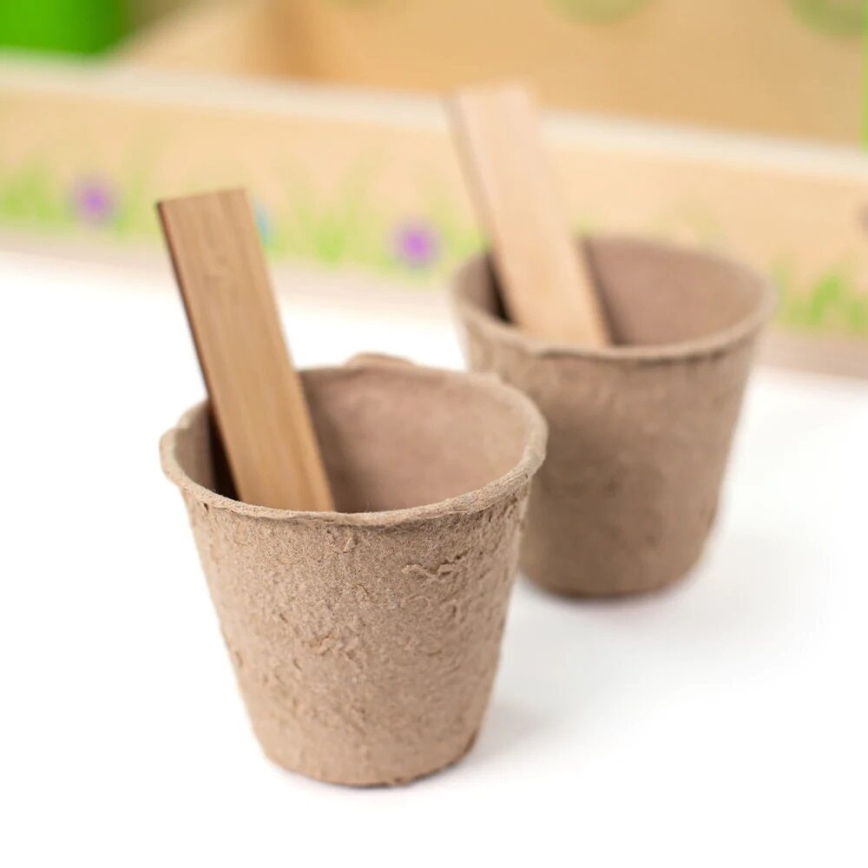 Bigjigs Toys - Kertészeti készlet egy ládában