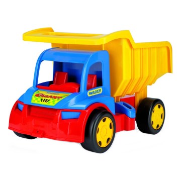 Billenős teherautó TRUCK WADER 55 cm sárga/kék/piros