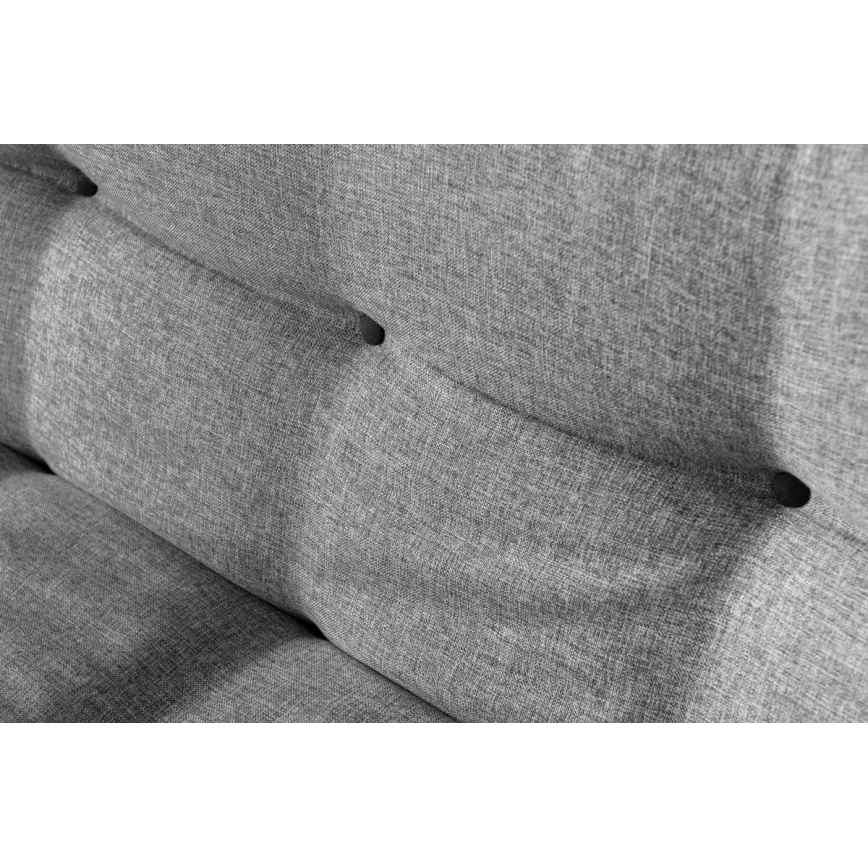 BINA kétszemélyes kinyitható kanapé – világosszürke