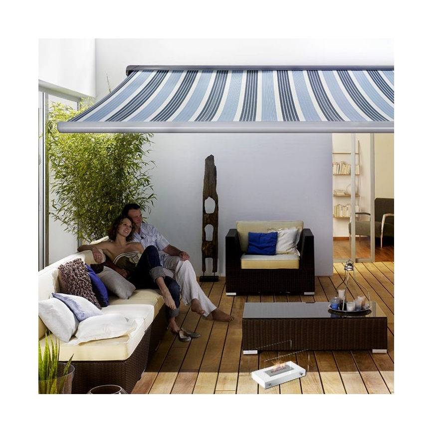 Kratki - BIO kandalló 25,2x39cm 1kW fehér