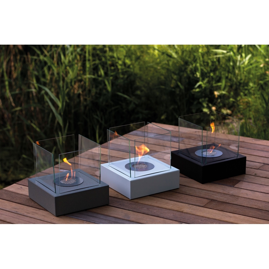 Kratki - BIO kandalló 30,3x30 cm 1kW fehér