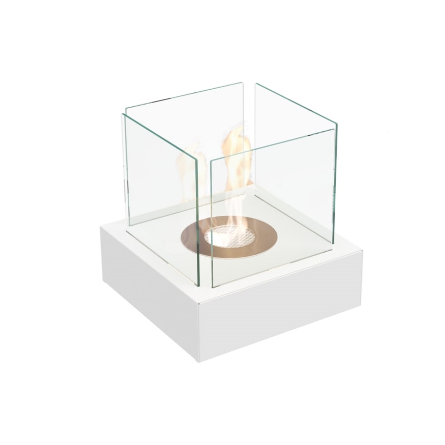 Kratki - BIO kandalló 30,3x30 cm 1kW fehér