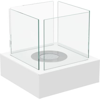 Kratki - BIO kandalló 30,3x30 cm 1kW fehér