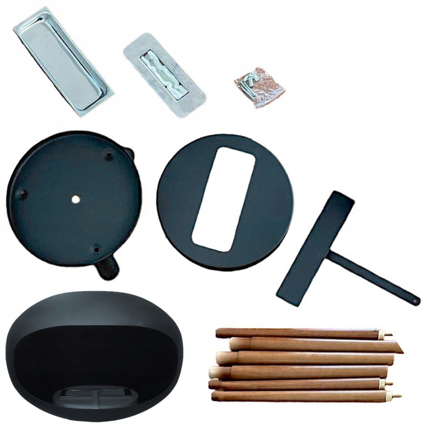 Bioetanol-kandalló TOKIO 45x100 cm 2 kW fekete