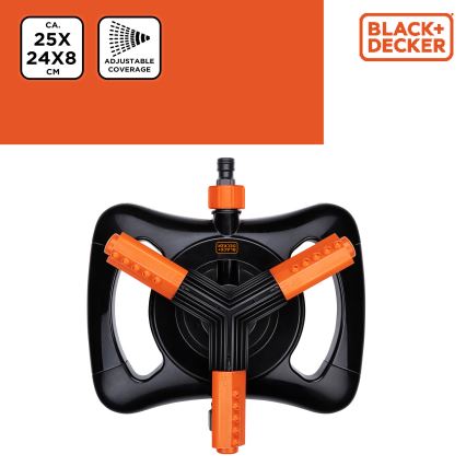 BLACK+DECKER - Háromkarú köröntöző