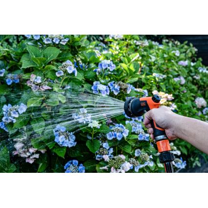 BLACK+DECKER - Öntözőpisztoly 3 csatlakozóval