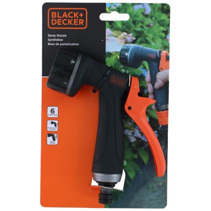 BLACK+DECKER - Öntözőpisztoly 6 funkciós