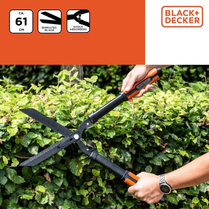 BLACK+DECKER - Sövényvágó 610 mm
