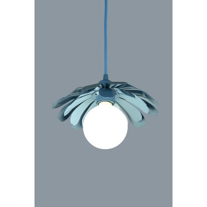 Bohemia-Design - Csillár kábellel, 1×E27/60W/230V, kék