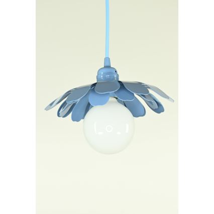Bohemia-Design - Csillár kábellel, 1×E27/60W/230V, kék