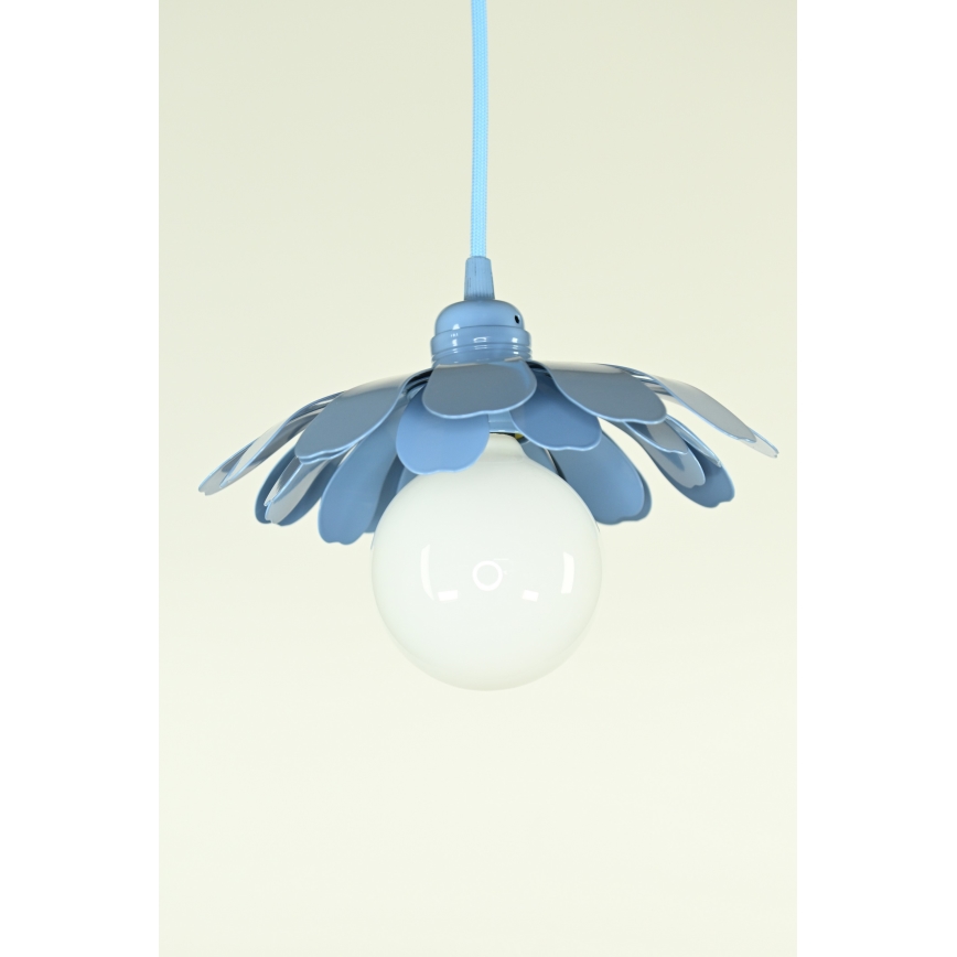 Bohemia-Design - Csillár kábellel, 1×E27/60W/230V, kék