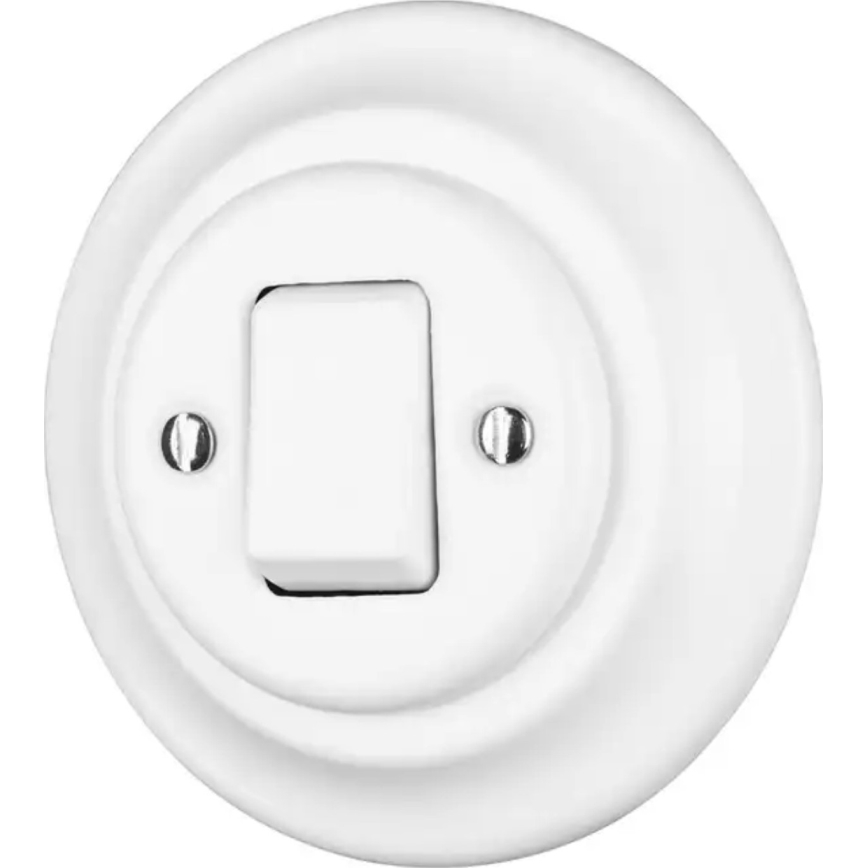 Bohemia-Design - Egyszerű fehér porcelán retro képkeret