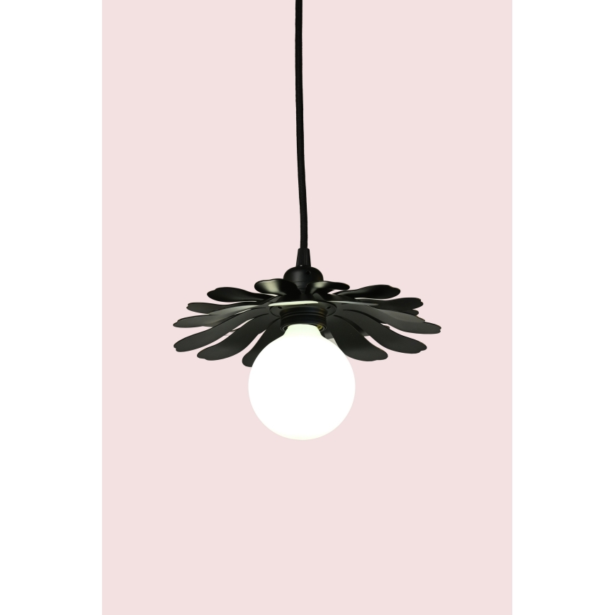 Bohemia-Design - Függőlámpa kábellel 1xE27/60W/230V fekete