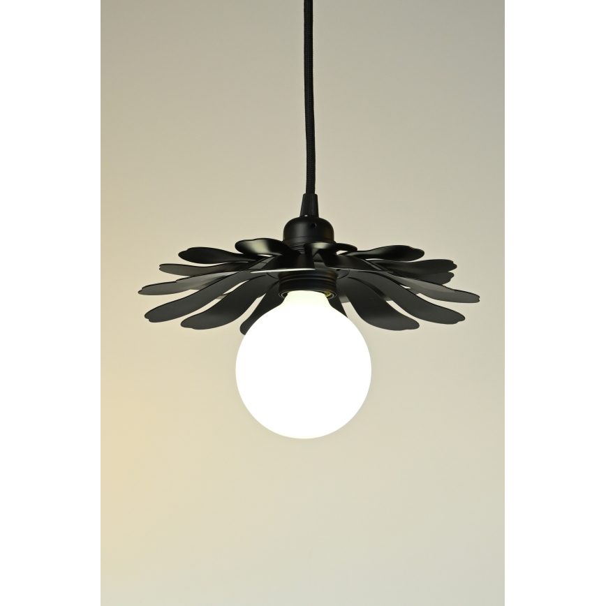 Bohemia-Design - Függőlámpa kábellel 1xE27/60W/230V fekete