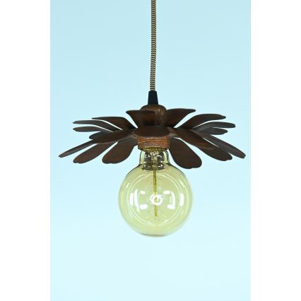 Bohemia-Design - Kábeles csillár 1xE27/60W/230V bronzszínű